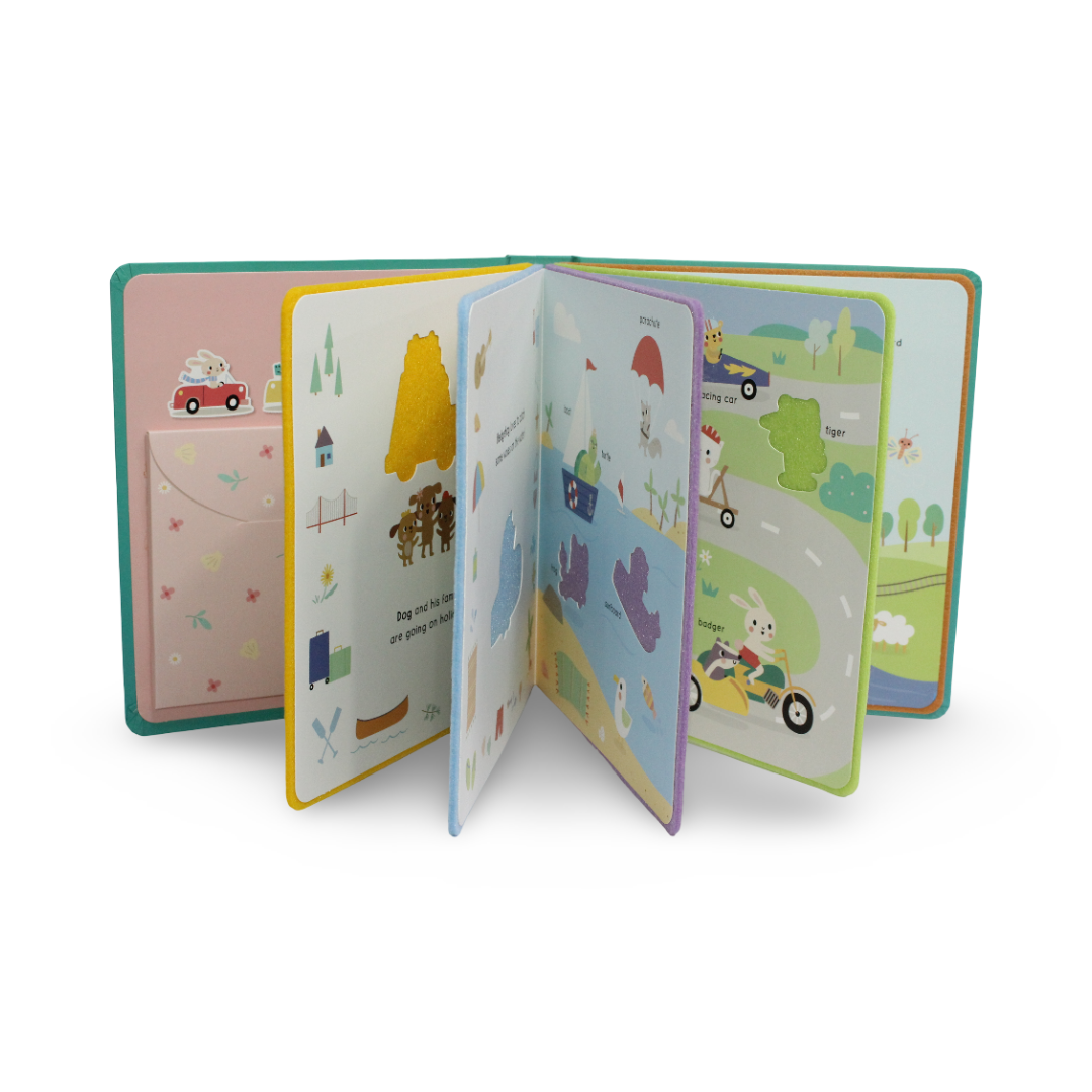 Yoyo Books "My First Felt Sticker Book: On the Go" - Assortments