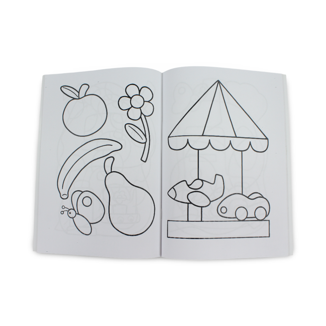 Arabic Children’s “Beautiful Coloring Book“ Coloring Book