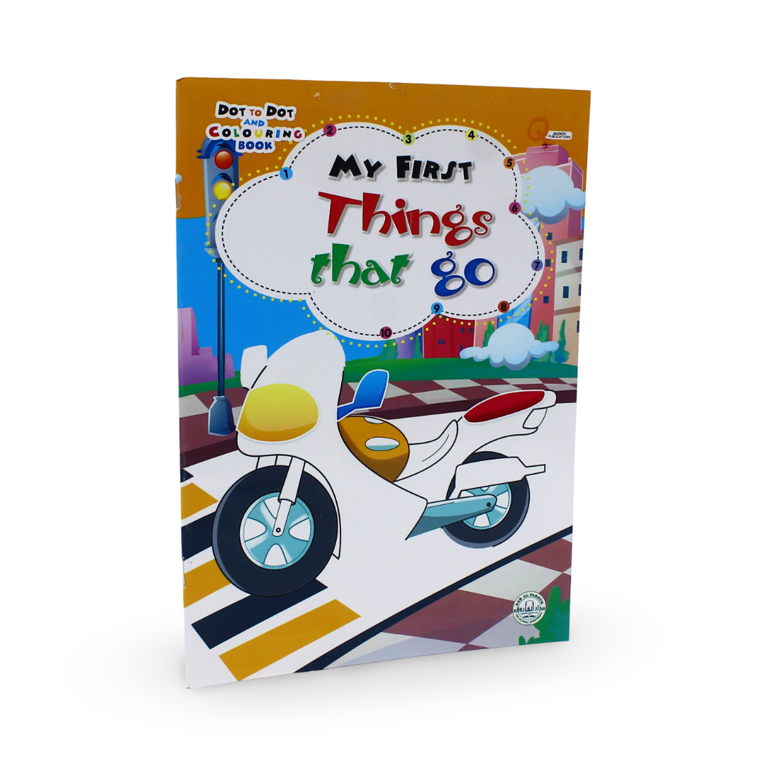 My First Things That Go Coloring Activity Book