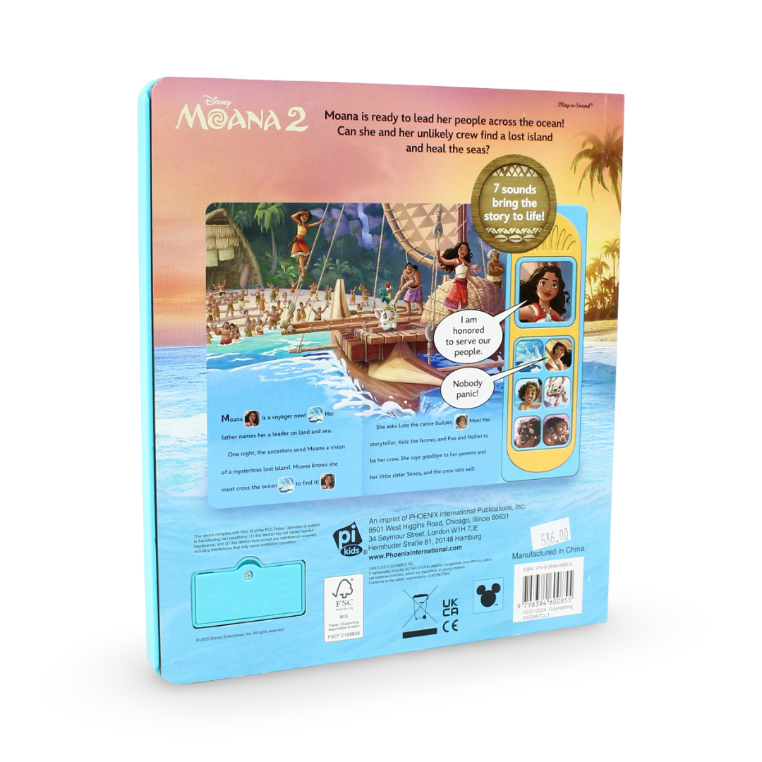 Pi Kids Disney Moana 2: Moana's Voyage Sound Book