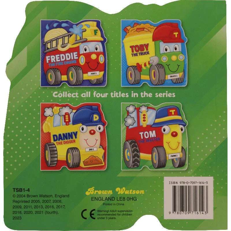 Transport Shaped Books - Tom the Tractor