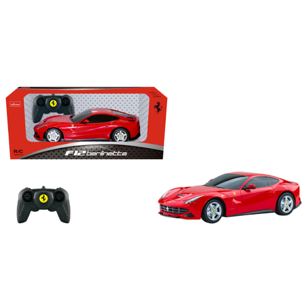Rastar 1:18 Scale RC Ferrari F12 Berlinetta – Red
