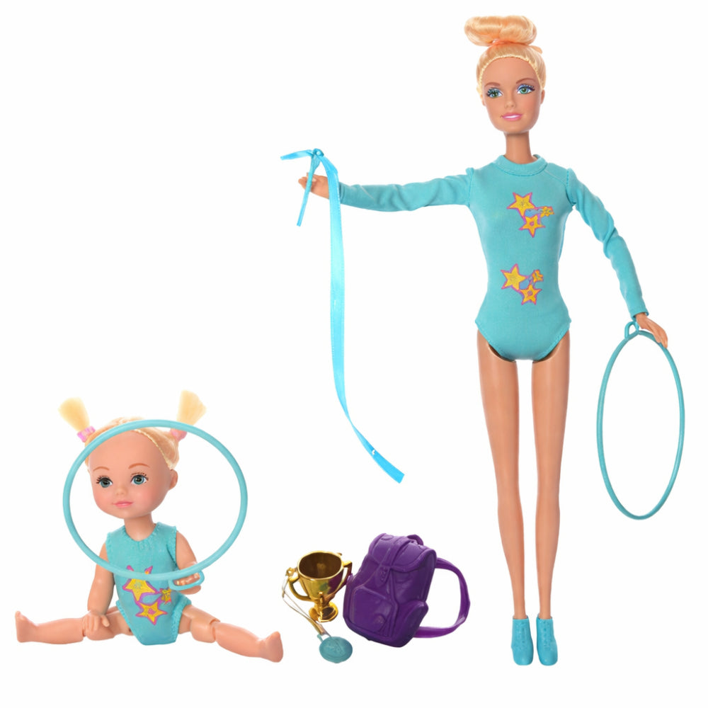 Defa Lucy Gymnastics Doll Set – Baby Blue - Toys