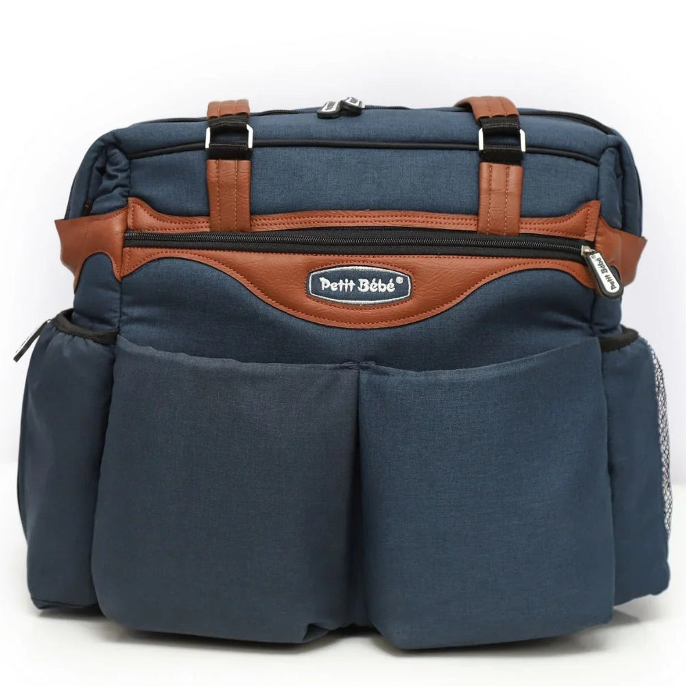 Petit Bebe Baby Diaper Bag Premium – Blue & Havan