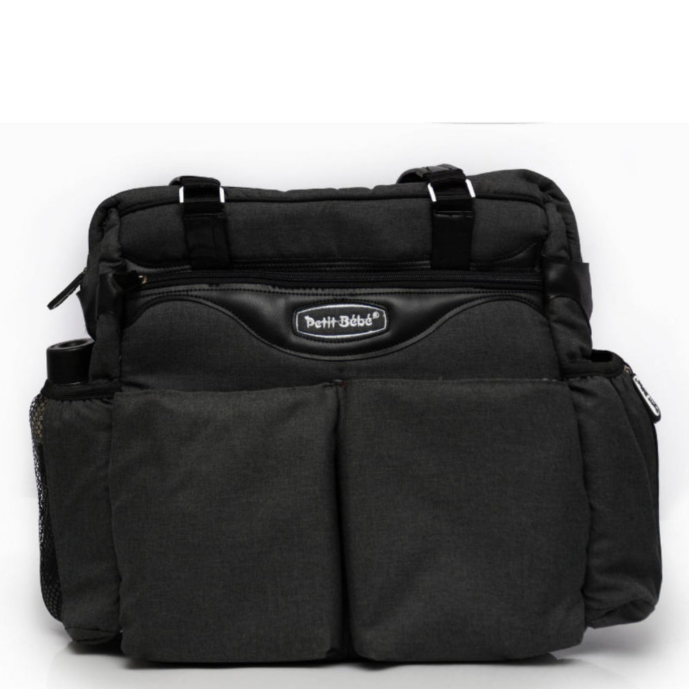 Petit Bebe Baby Diaper Bag Premium – Black