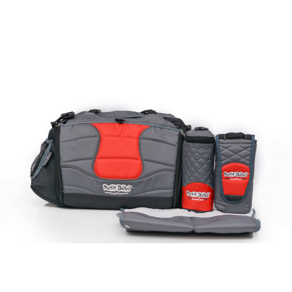 Petit Bebe Smart Gear S1 Diaper Bag – Red