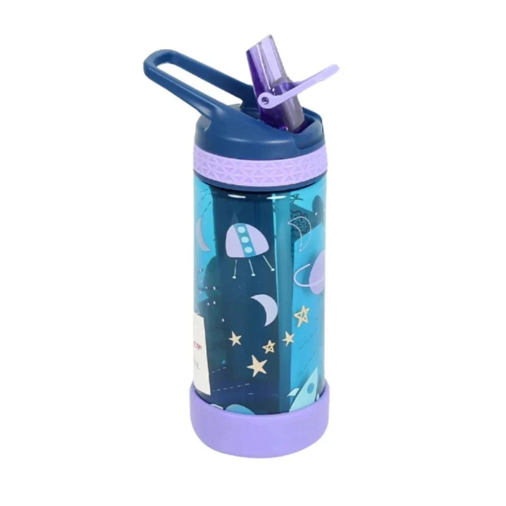 Cool Gear Water Bottle 473ml – Blue & Purple with Space Print