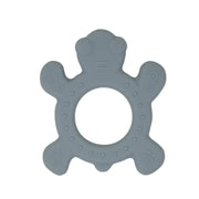 La Frutta Zoo Silicone Teether – Grey with Turtle Design