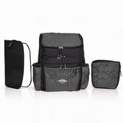 Petit Bebe Baby Diaper Backpack Premium Allure – Grey
