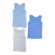 Baby Boys Cotton Undershirt – Multicolor Pack Of 3