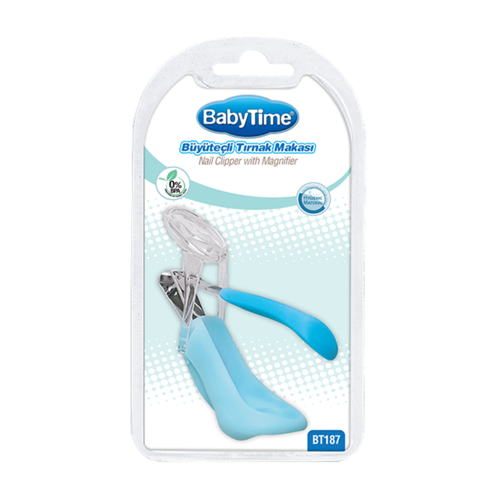 Baby Time Baby Nail Clipper With Magnifier (BT-187)
