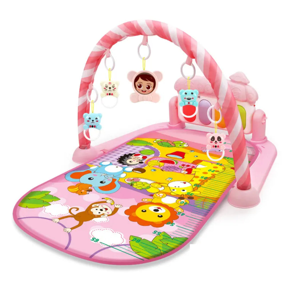 Multifunction Piano Fitness Rack – Pink - Baby Essentials - OKO