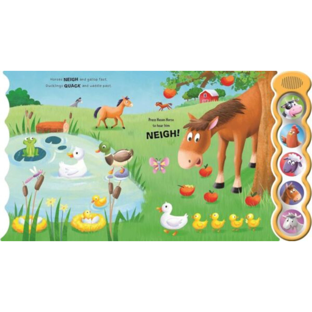 Farm Bleat and Baaa Sound Board Book