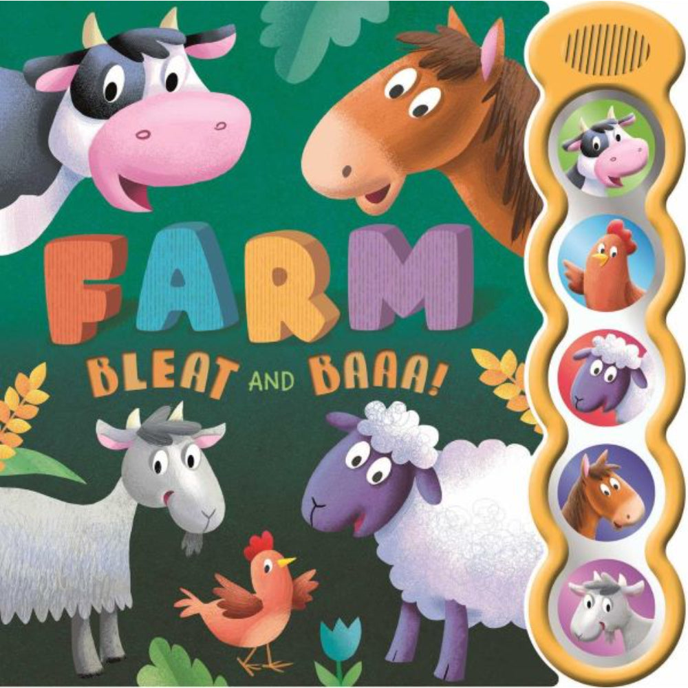 Farm Bleat and Baaa Sound Board Book