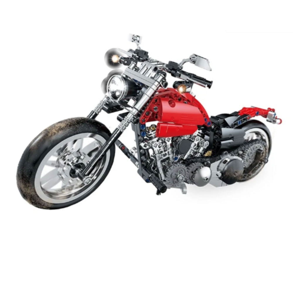 Cogo Xtreme Wheels Heavy Motorcycle Building Block Set – 573 Pcs - Toys