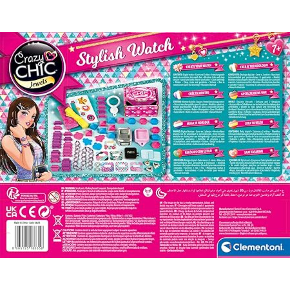 Clementoni Crazy Chic Stylish Watch Jewellery Making Set