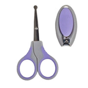 True Baby Manicure Set with Scissors and Nail Clipper – Purple