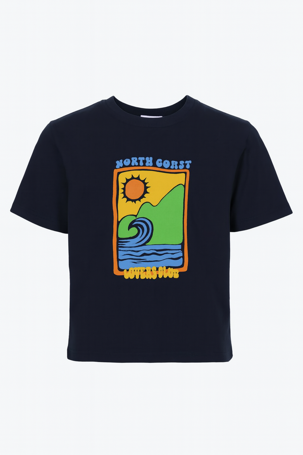 Unisex Baby Navy "NORTH COAST" Cotton T-Shirt