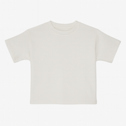 Unisex Oversized Short Sleeved Basic TShirt– Plain Off-White