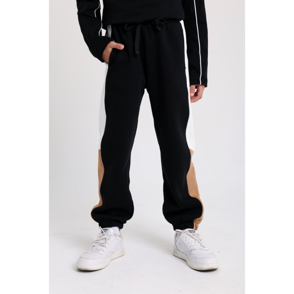 Teens Cotton Sweatpants – Black