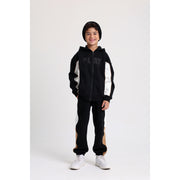 Teens Cotton Hoodie – Black with “PLAY more” Print