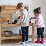 Mud Kitchen With 2 Sinks And 2 Drainage