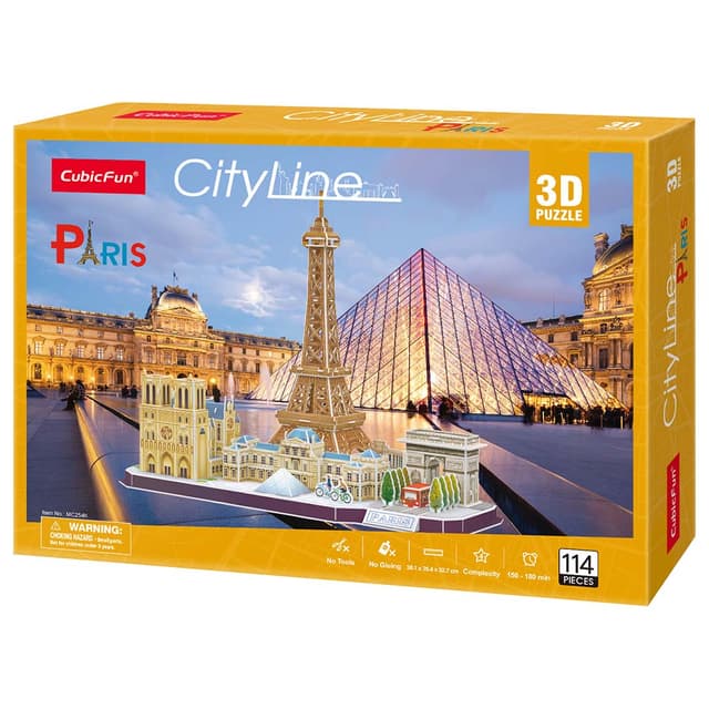 CubicFun City Line Paris 3D Puzzle