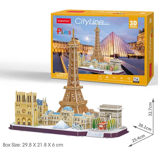 CubicFun City Line Paris 3D Puzzle