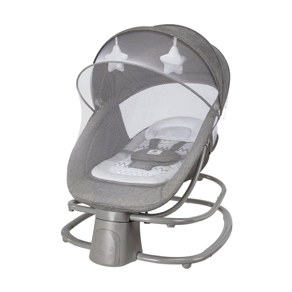 Mastela 4-in-1 Deluxe Multi-Functional Bassinet – Dark Grey