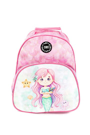 Cubs Preschool Backpack Mermaid with Purple Hair Print – 16 Inches
