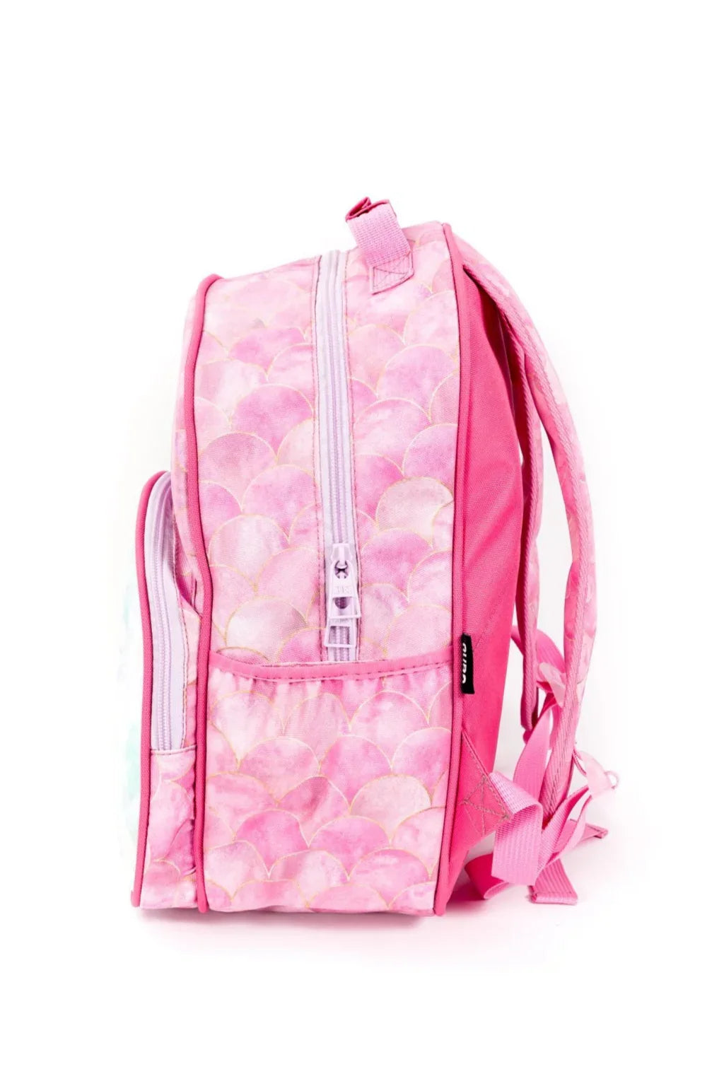 Cubs Preschool Backpack Mermaid with Purple Hair Print – 16 Inches