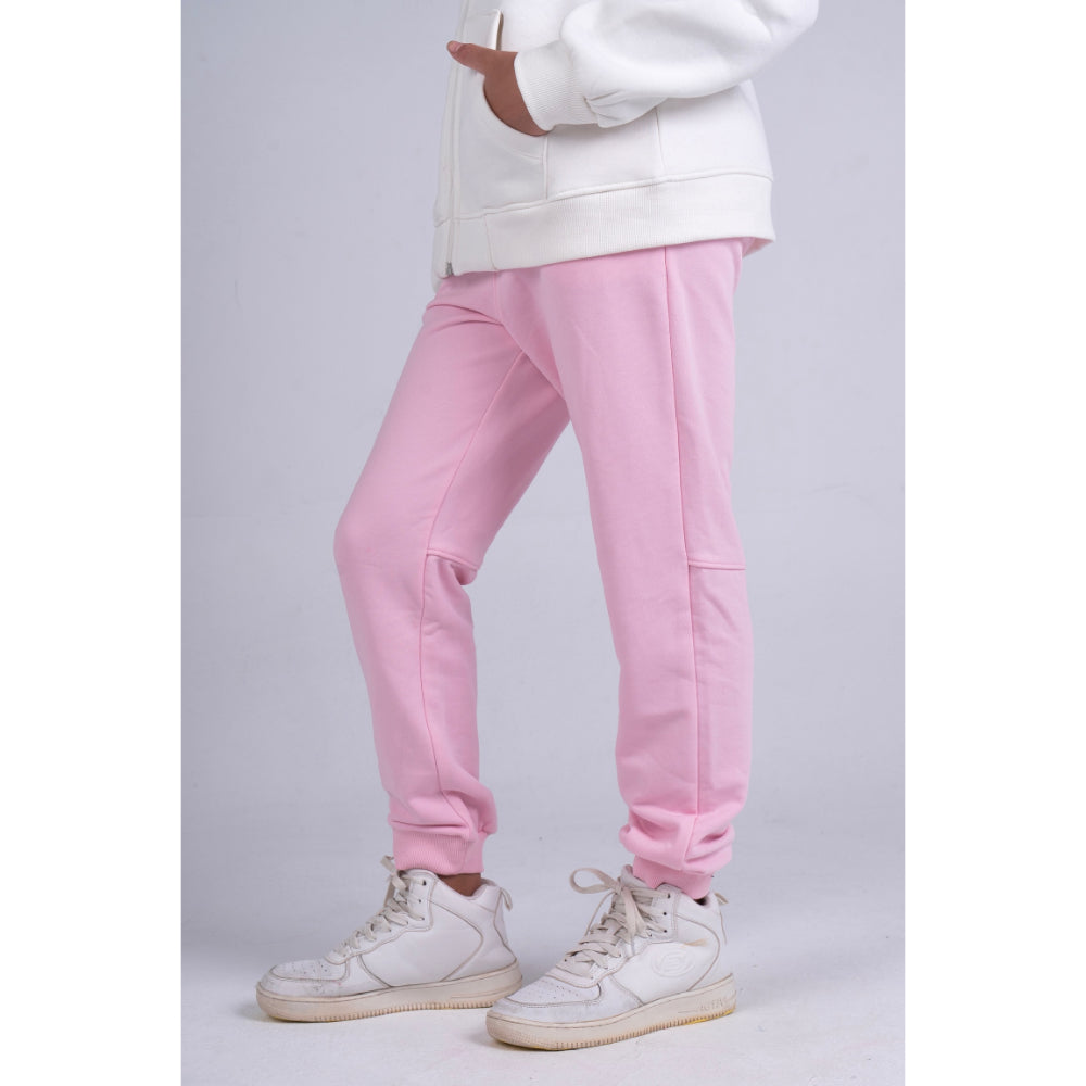 Girls Plain Sweatpants – Pink - Clothing - Ourkids