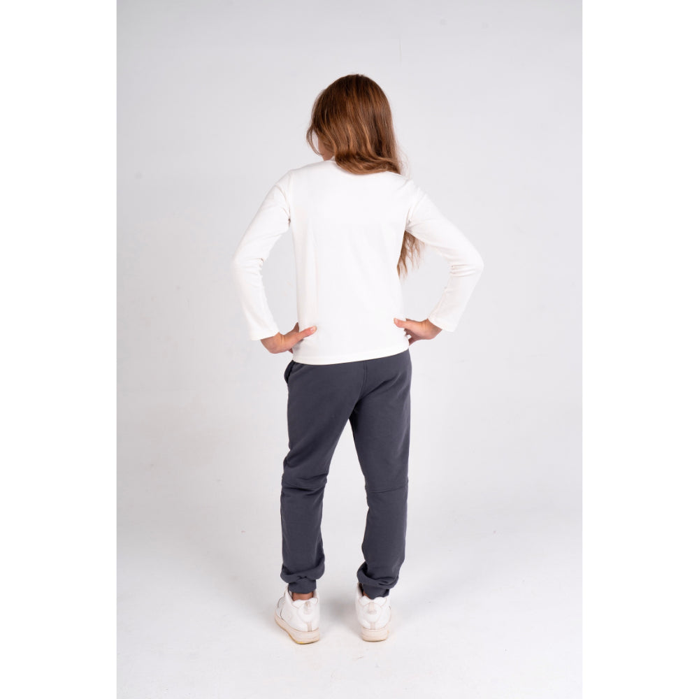 Pack of 2 – Unisex Ribbed Long-Sleeved Thermal Top White