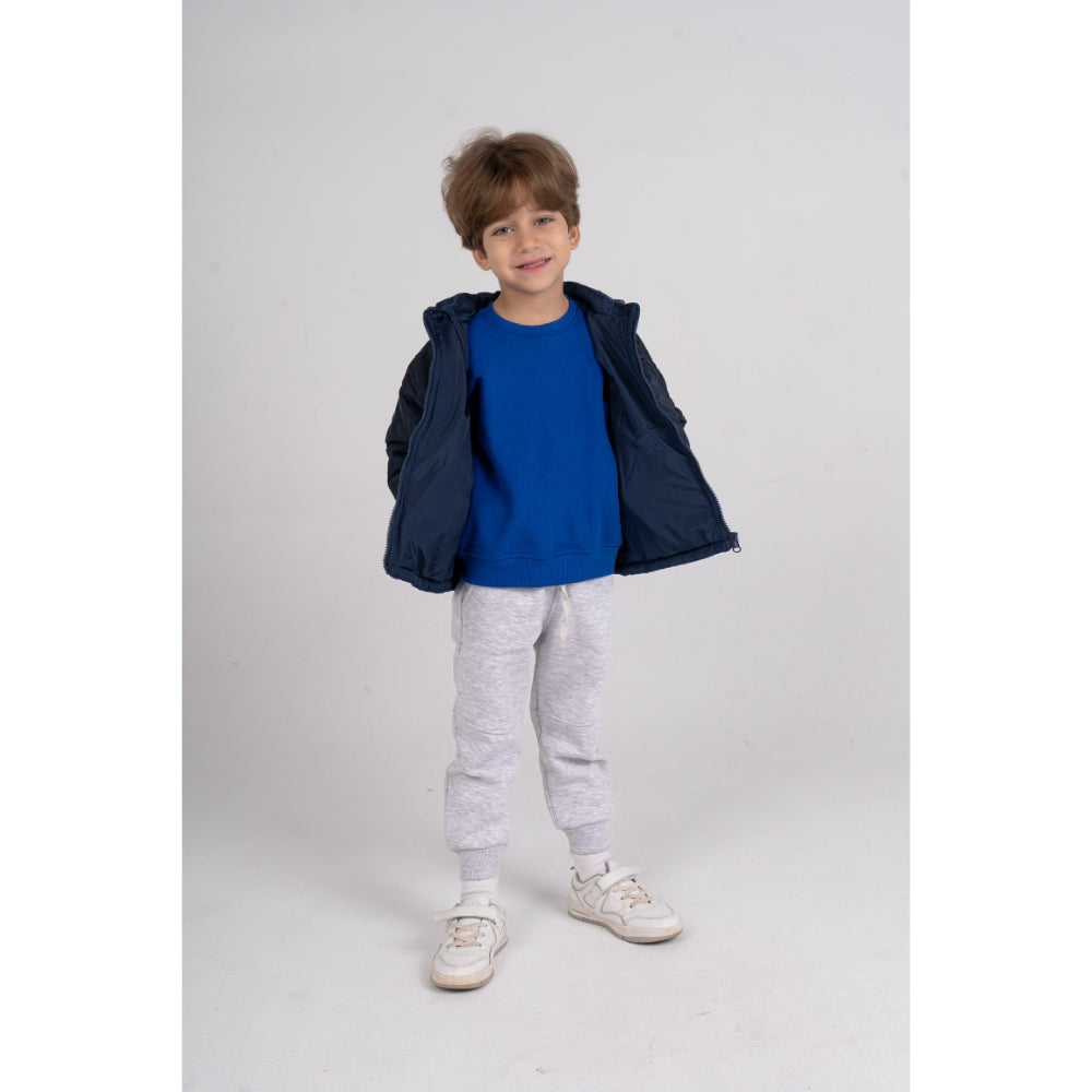 Unisex Waterproof Hooded Jacket – Navy