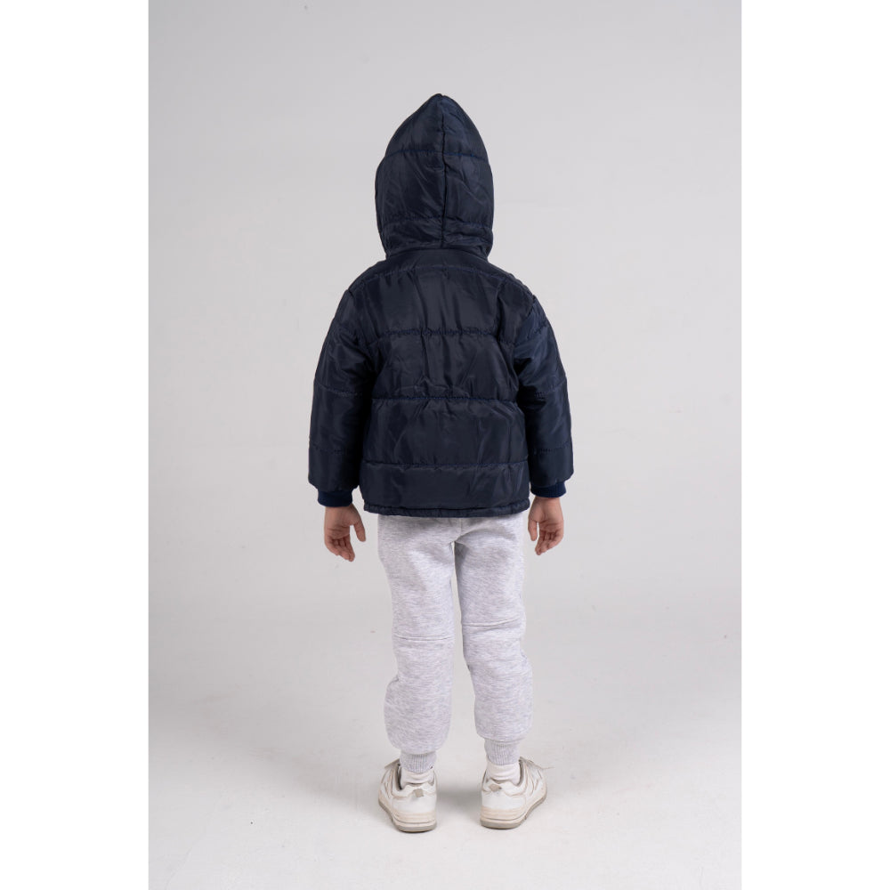 Unisex Waterproof Hooded Jacket – Navy