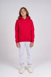 Girls Plain Cotton Hoodie – Fuchsia