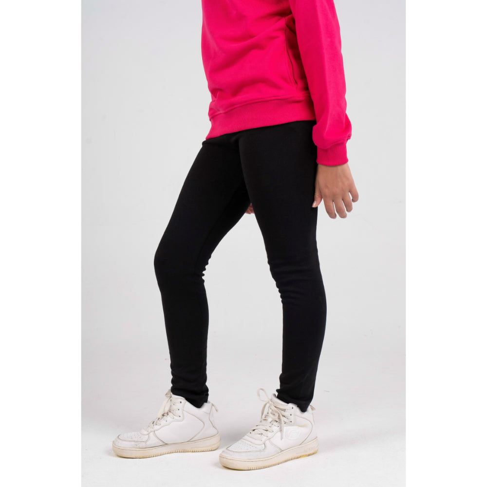 Girls Plain Cotton Sweatshirt – Fuchsia