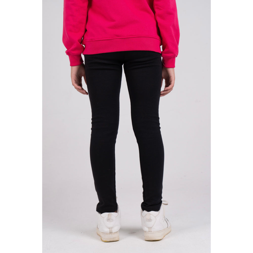 Girls Soft & Stretchy Everyday Leggings – Black