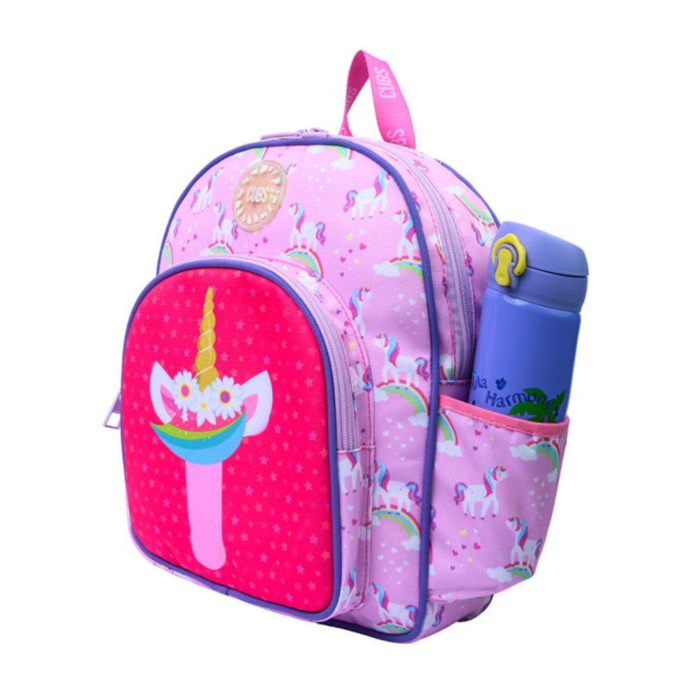 Cubs Pink Unicorn Letter T Nursery Backpack