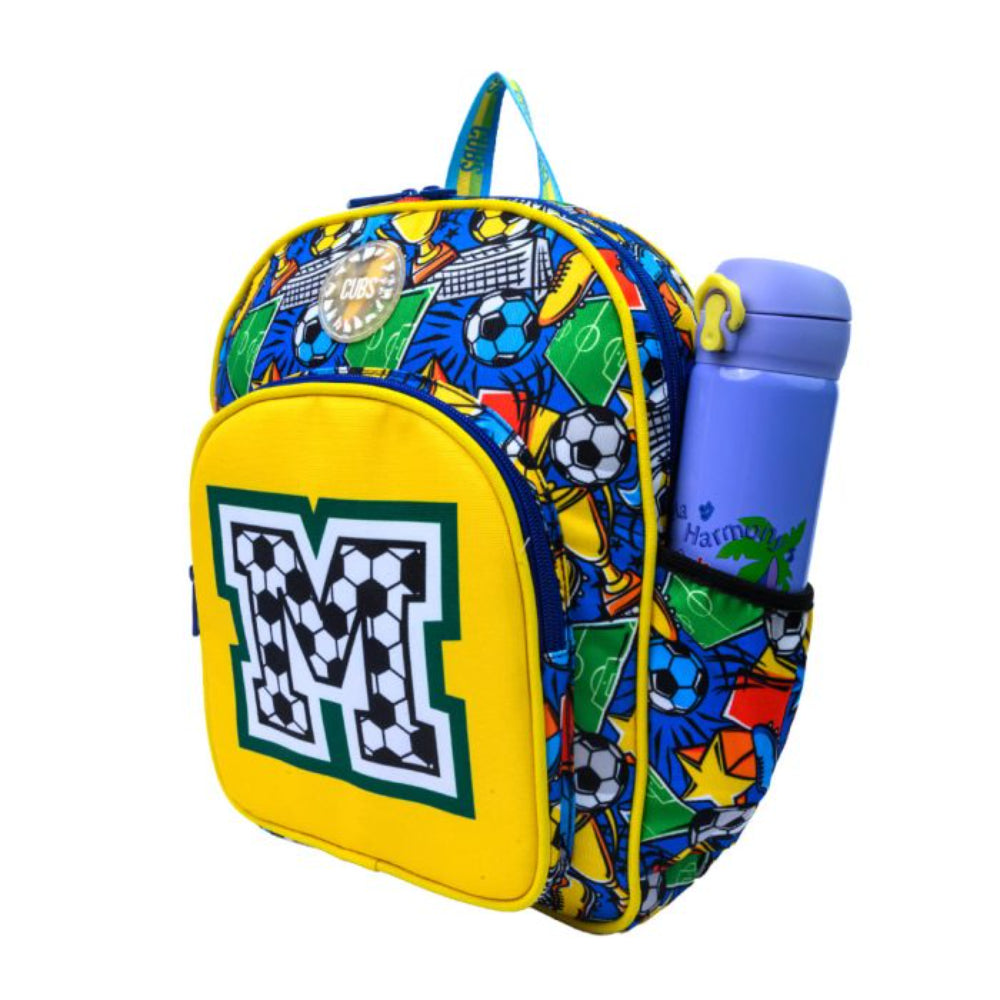 Cubs Football Fan Letter M Nursery Backpack