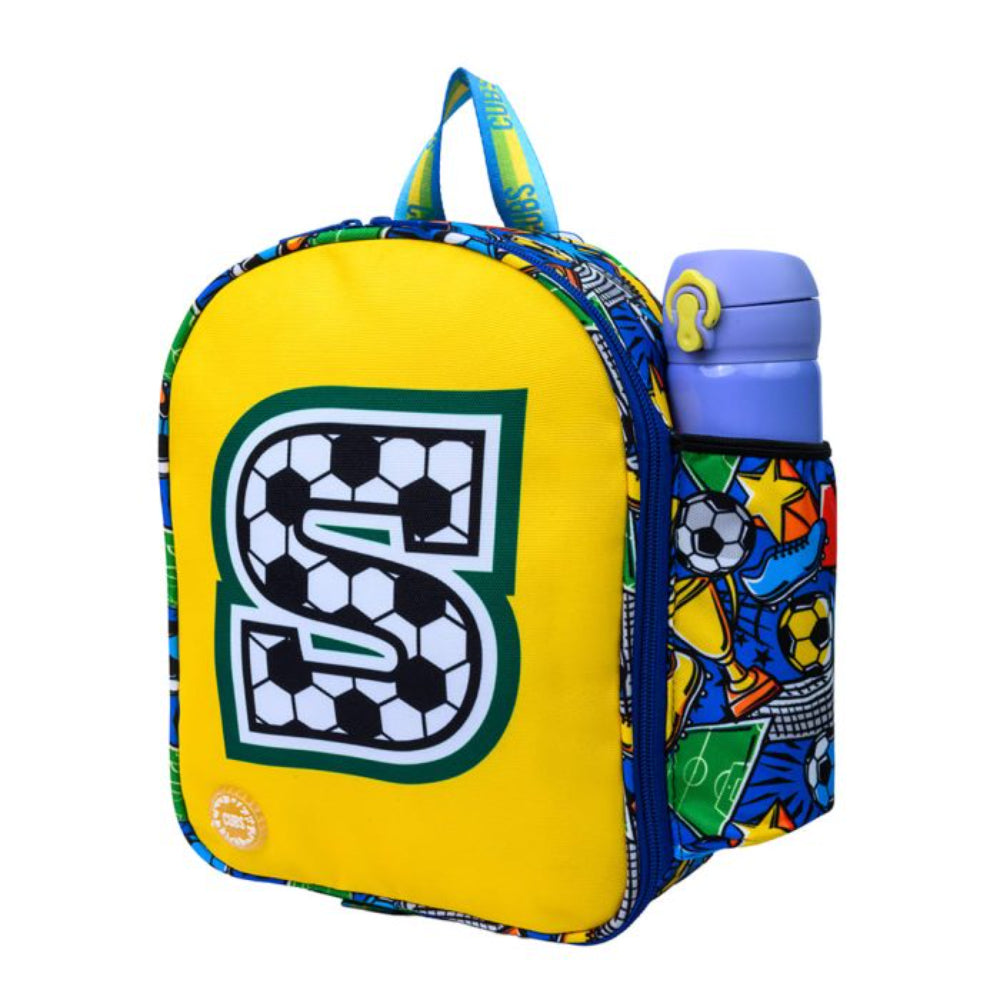 Cubs Football Fan letter S Nursery Lunch Backpack