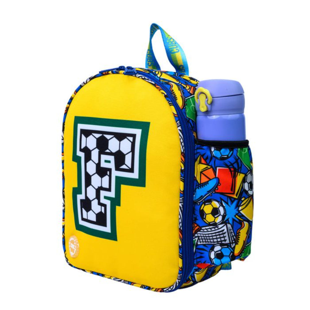 Cubs Football Fan Letter F Lunch Nursery Backpack