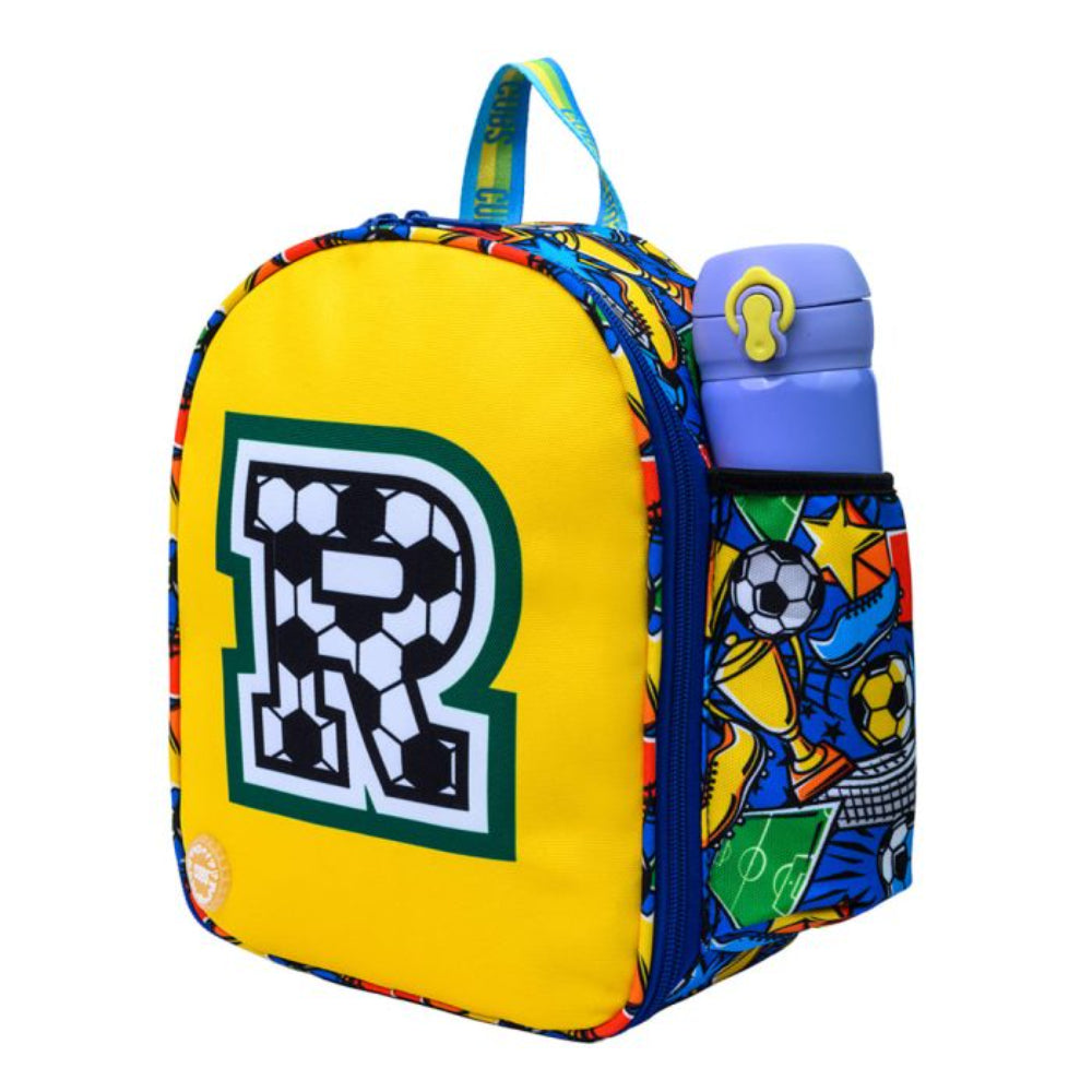 Cubs Football Fan letter R Lunch Nursery Backpack