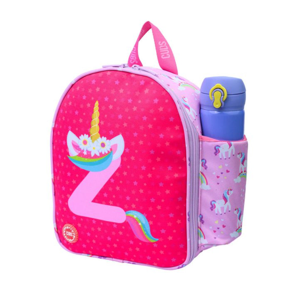 Cubs Pink Unicorn Letter Z Nursery Lunch Backpack