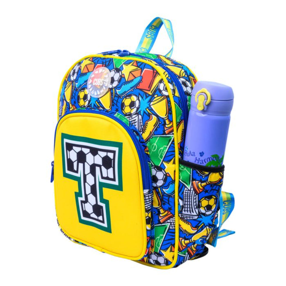 Cubs Football Fan Letter T Nursery Backpack