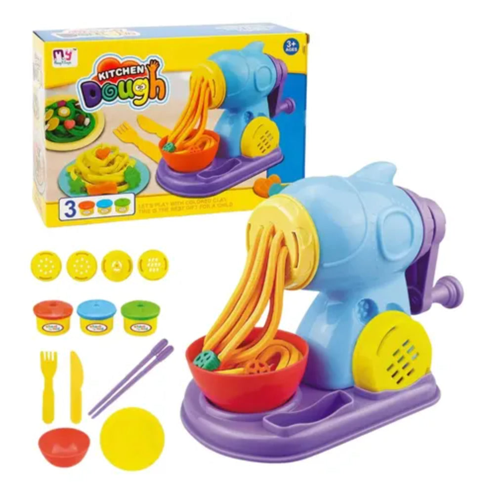 Kitchen Dough Clay and Noodle Making Machine Toy Set