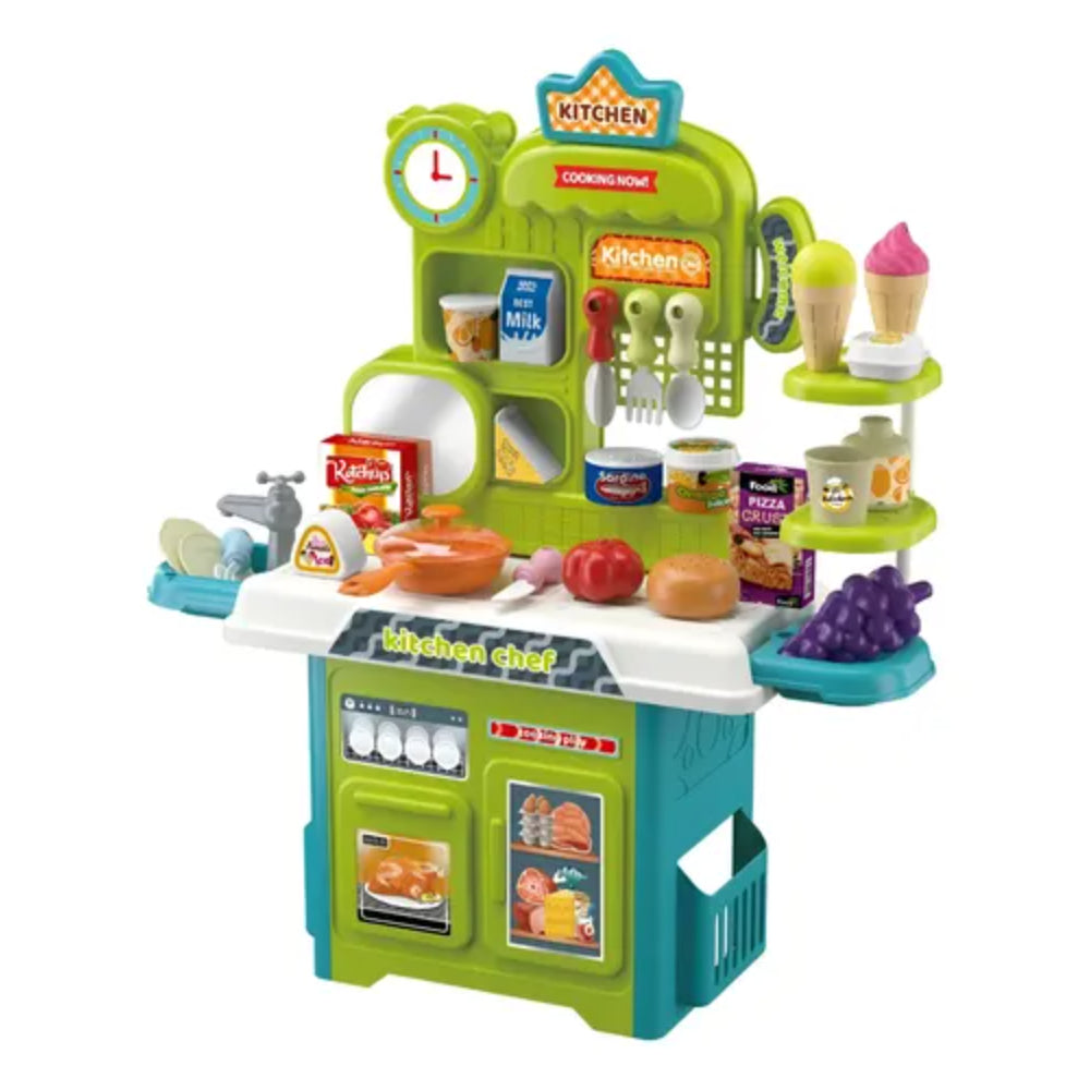 Home Chef Kitchen Toy Set (Light & Sound) – 53 Pcs - Toys - For Baby