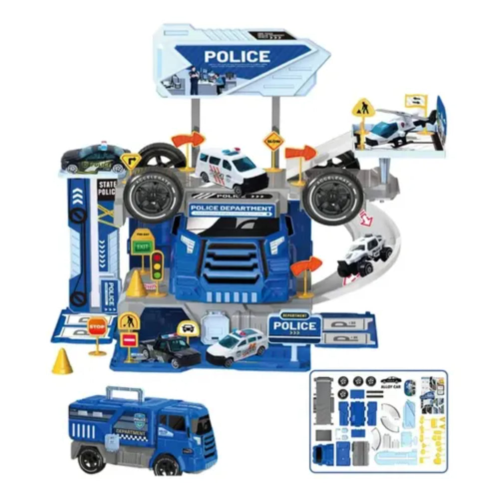DIY Police Station Playset - Toys - OKO