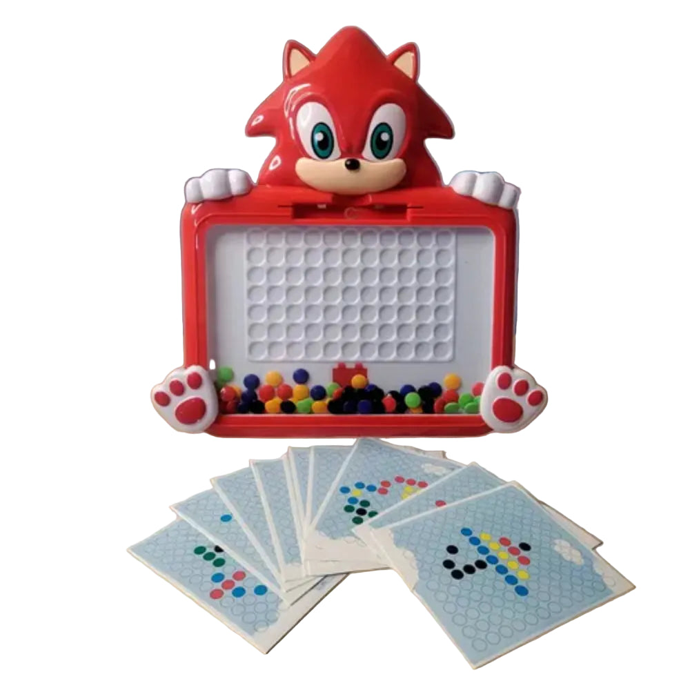 Sonic Animal Magnetic Drawing Board 60 Pcs – Red - Toys - For Baby