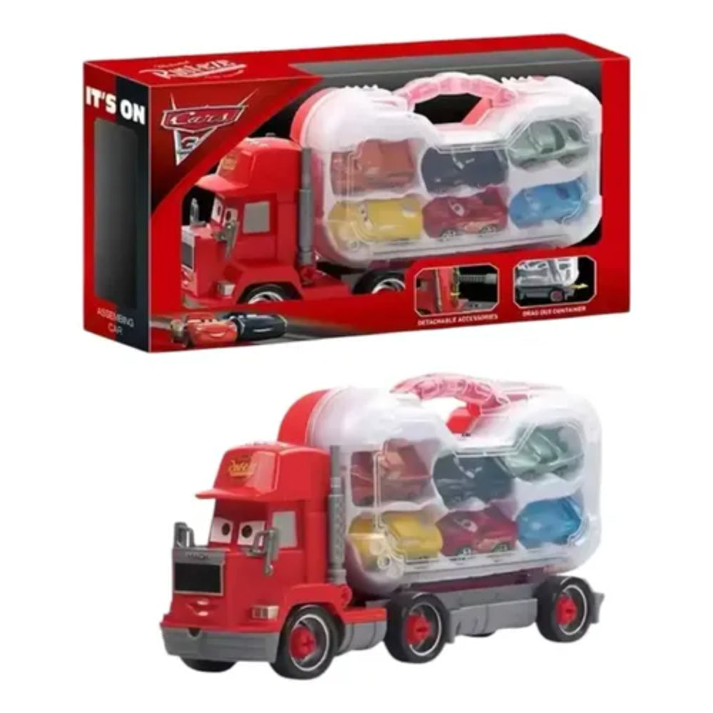 Cars 3 Micro Transporter Toy Set (6 Pcs)